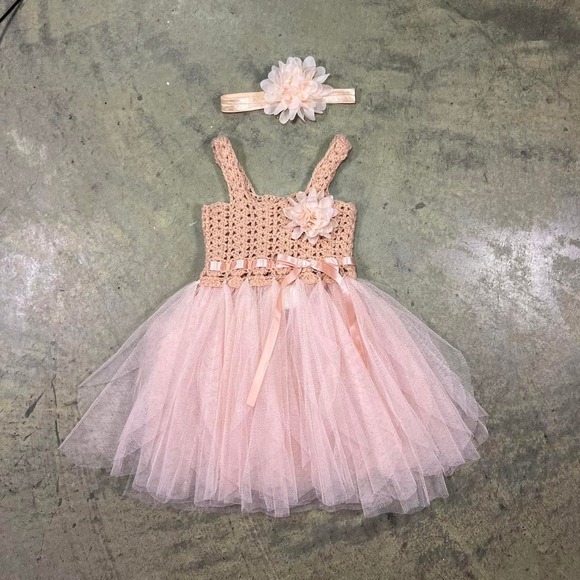 Adorable Baby Girl Tutu Dress Set Size 06 Months Brand Elly  Emmy